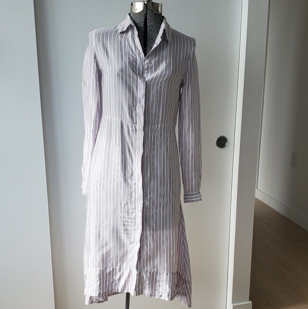 Maje Striped Midi Dress in Size 2